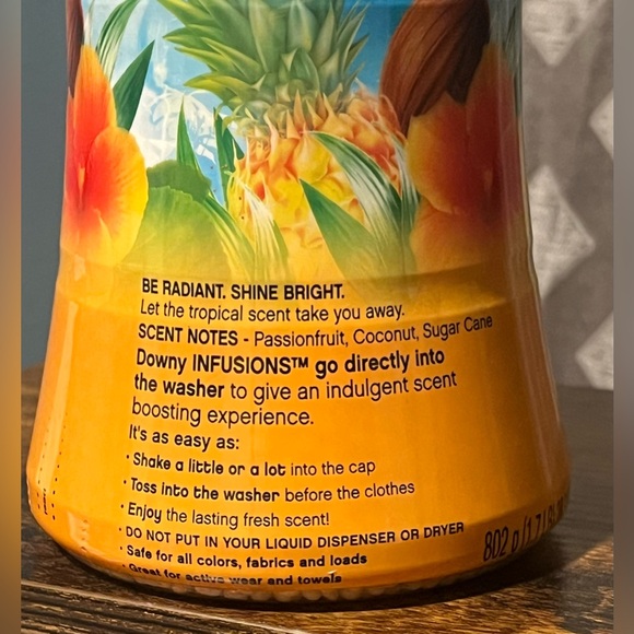 Downy Radiant Pineapple & Coconut Grove Limited Edition In Wash Scent Beads New! - Picture 4 of 9